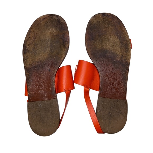 Tory Burch Orange Sandals Stylish Summer Footwear size 9 - Picture 8 of 8